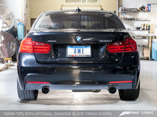 Load image into Gallery viewer, AWE Tuning Touring Edition Exhaust for BMW 335i (F30/F31/F3x) - Drone-Free 180 Technology, T304 Stainless, Axle-Back + Performance Mid Pipe, 90mm/102mm Tips (Diamond Black or Chrome Silver)
