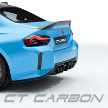 Load image into Gallery viewer, BMW M2 G87 Pre-Preg Carbon Fibre Rear Bumper Corners (CT Design) – Rear Spats/Corner Extensions – Pre-Order 25% Deposit – 2023+