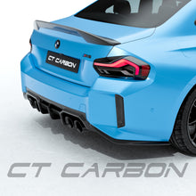 Load image into Gallery viewer, Pre-Order 25% Deposit – CT Design Carbon Fibre Rear Boot Lip Spoiler for BMW G87 M2 (2023+) & G42 2 Series – Ultra Lightweight Pre-Preg Carbon, OEM+ Fitment
