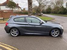 Load image into Gallery viewer, BMW 1 Series M135i Pre-Facelift Pre-LCI (F20/F21) Full Body Kit - Splitter, Side Skirts, Rear Spats, Rear Diffuser, Gloss Black Spoiler & Kidney Grilles, M Performance Style Mirror Covers - Direct Fit, No Paint, UK