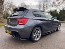 Load image into Gallery viewer, BMW 1 Series M135i Pre-Facelift Pre-LCI (F20/F21) Full Body Kit - Splitter, Side Skirts, Rear Spats, Rear Diffuser, Gloss Black Spoiler & Kidney Grilles, M Performance Style Mirror Covers - Direct Fit, No Paint, UK
