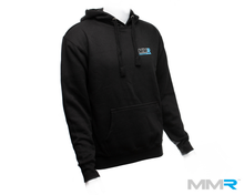 Load image into Gallery viewer, BMW E30 Hoodie by MMR Performance (Official) - Premium Unisex Motorsport Hoodie, Super-Soft 50/50 Cotton-Poly, Brushed Fleece Lining, Logo Front & E30 Back Print - Classic BMW Car Enthusiast Apparel UK