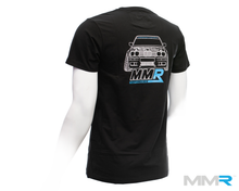 Load image into Gallery viewer, MMR Performance E30 T-Shirt – Super-Soft Cotton Elastane, Front MMR Logo & Classic E30 Rear Motif, Men’s & Ladies Fit, True-to-Size Car Enthusiast Motorsport Tee