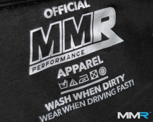 Load image into Gallery viewer, MMR Performance E30 T-Shirt – Super-Soft Cotton Elastane, Front MMR Logo & Classic E30 Rear Motif, Men’s & Ladies Fit, True-to-Size Car Enthusiast Motorsport Tee