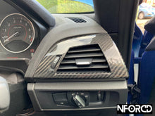 Load image into Gallery viewer, BMW 1 Series F20 F21 & 2 Series F22 Real Gloss Carbon Fibre (Carbon Fiber) Interior Trim Overlay Kit – Door Handle, Dash, Centre & Aircon Covers – Fits M135i M140i M235i M240i (2-Door/4-Door)