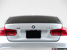 Load image into Gallery viewer, ECS Tuning Carbon Fibre CS Style Performance Rear Boot Lip Spoiler for BMW 3 Series F30 Saloon 2012-2019 (320i 328i 330e 330i 335i 340i, xDrive)