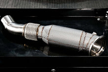 Load image into Gallery viewer, Osprey Performance BMW B58 200 Cell Sports Cat Downpipe for M140i, M240i & 340i – Stainless Steel High-Flow Turbo Exhaust Upgrade