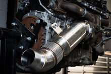 Load image into Gallery viewer, BMW B58 5" Super Sport Cat Downpipe – 200 Cell High-Flow Sports Catalyst, 5in to 4in Flexi – MOT-Friendly, No EML – Osprey Performance – Fits M140i M240i 340i 440i 540i 740i X3/X4 M40i (B58)