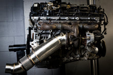 Load image into Gallery viewer, BMW B58 5" Super Sport Cat Downpipe – 200 Cell High-Flow Sports Catalyst, 5in to 4in Flexi – MOT-Friendly, No EML – Osprey Performance – Fits M140i M240i 340i 440i 540i 740i X3/X4 M40i (B58)
