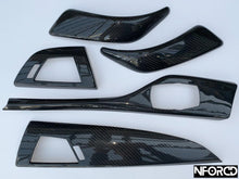 Load image into Gallery viewer, BMW 1 Series F20 F21 & 2 Series F22 Real Gloss Carbon Fibre (Carbon Fiber) Interior Trim Overlay Kit – Door Handle, Dash, Centre & Aircon Covers – Fits M135i M140i M235i M240i (2-Door/4-Door)