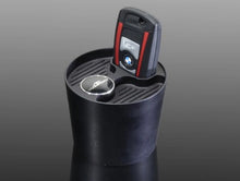 Load image into Gallery viewer, Genuine AC Schnitzer BMW Key Holder - Cup Holder Key Fob Insert for BMW F & G Series - Black Anodised Aluminium - Comfort Access Compatible (5116212110)
