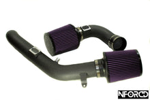 Load image into Gallery viewer, BMW M3/M4 F80 F82 (F8X) S55 Performance Air Intake Kit – Aluminium Crackle-Finish Induction Pipes with High-Flow Osprey Cone Filters