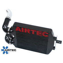 Load image into Gallery viewer, AIRTEC Motorsport Stage 2 Front Mount Intercooler (FMIC) for Ford Fiesta MK7 1.0 EcoBoost – 60mm Bar-and-Plate Core, Direct-Fit Upgrade, Fits 100/125/135/140PS Red & Black Edition