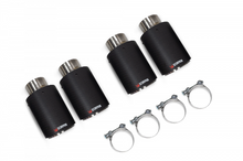 Load image into Gallery viewer, BMW M2 N55 2016 2017 2018 Scorpion Ascari Carbon Fibre Exhaust Tips – Quad 90mm Tailpipe Trims – Non-GPF/OPF – Genuine Scorpion Upgrade – Fits Scorpion Exhaust Systems Only