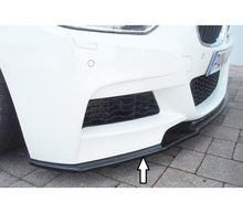 Load image into Gallery viewer, Rieger BMW F30/F31 Front Splitter – 3 Series M Sport Front Lip Spoiler (LCI) – Gloss or Matte Black ABS – Fits F30/F31 Saloon & Touring 320i 335i 340i – Made in Germany