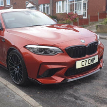 Load image into Gallery viewer, BMW M2 & M2 Competition F87 Carbon Fibre Front Splitter – CS Style Front Lip Spoiler | UK Stock Fast Delivery