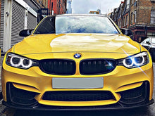Load image into Gallery viewer, BMW M3 M4 Carbon Fibre Front Splitter / Front Lip Spoiler – F80 F82 F83 (F8X) 2014–2020 – 3D Design Style, Gloss Finish – UK Stock, Fast Free 2‑Day Shipping