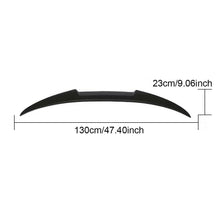 Load image into Gallery viewer, BMW M4 F83 Convertible & 4 Series F33 Convertible Carbon Fibre Ducktail Spoiler – V Style High Kick Boot Lip Rear Spoiler | UK Stock