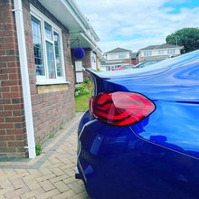 Load image into Gallery viewer, BMW M4 F83 Convertible & 4 Series F33 Convertible Carbon Fibre Ducktail Spoiler – V Style High Kick Boot Lip Rear Spoiler | UK Stock