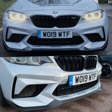 Load image into Gallery viewer, BMW M2 & M2 Competition F87 Carbon Fibre Front Splitter – CS Style Front Lip Spoiler | UK Stock Fast Delivery