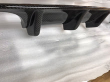 Load image into Gallery viewer, BMW M3 M4 F80 F82 F83 Rear Diffuser – Real Carbon Fibre, M Performance Style (F8x) – Gloss Carbon – UK Stock & Free 2‑Day Shipping