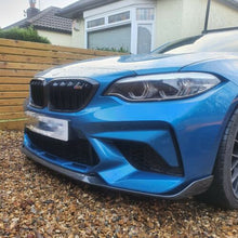 Load image into Gallery viewer, BMW M2 & M2 Competition F87 Carbon Fibre Front Splitter – CS Style Front Lip Spoiler | UK Stock Fast Delivery