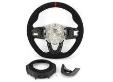 Load image into Gallery viewer, Genuine MINI JCW Pro Alcantara Carbon Fibre Flat-Bottom Steering Wheel Rim Only F54 F55 F56 F57 F60 (Cooper S/JCW, Paddle Shift Only, OEM 32302364770)