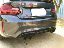 Load image into Gallery viewer, BMW M2 F87 & M2 Competition (M2C) AK Style Carbon Fibre Rear Diffuser - Performance Rear Valance - UK Stock