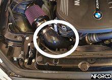 Load image into Gallery viewer, Nforcd BMW B58 Silicone Intake Inlet Pipe – Turbo Inlet Hose/Intake Muffler Delete – F-Series M140i M240i 340i 440i (F20 F21 F22 F23 F30 F31 F32 F33 F36) – 4-Ply Direct-Fit Upgrade