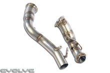 Load image into Gallery viewer, Supersprint BMW M2 F87 Catless/Decat Downpipe (2016+) - Cat Delete, AISI 304 Stainless, TIG-Welded, Direct-Fit Turbo Downpipe - 988611