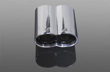 Load image into Gallery viewer, AC Schnitzer Twin Exit Racing Tailpipe/Exhaust Tip for BMW X3 E83 2.0d Diesel (Up to Aug 2006) - Chrome, Engraved Logo