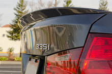 Load image into Gallery viewer, Genuine BMW M Performance Carbon Fibre Rear Spoiler for F30 3 Series Saloon & F80 M3 | Boot/Trunk Lip | OEM 51712240832