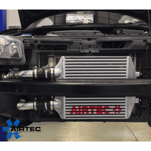 Load image into Gallery viewer, AIRTEC Front Mount Intercooler (FMIC) Upgrade Kit + Boost Pipes for VW Polo GTI 1.8T (9N/9N3) & SEAT Ibiza Mk4 1.8T (6L) - Twin-Pass 60mm Core, SEAT Sport Style, Pro-Series Satin Black