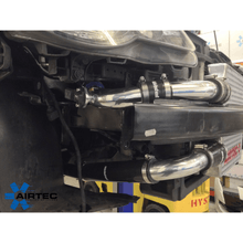 Load image into Gallery viewer, AIRTEC Front Mount Intercooler (FMIC) Upgrade Kit + Boost Pipes for VW Polo GTI 1.8T (9N/9N3) & SEAT Ibiza Mk4 1.8T (6L) - Twin-Pass 60mm Core, SEAT Sport Style, Pro-Series Satin Black