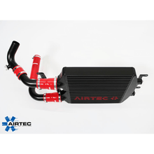 Load image into Gallery viewer, AIRTEC Front Mount Intercooler (FMIC) Upgrade Kit + Boost Pipes for VW Polo GTI 1.8T (9N/9N3) & SEAT Ibiza Mk4 1.8T (6L) - Twin-Pass 60mm Core, SEAT Sport Style, Pro-Series Satin Black