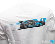 Load image into Gallery viewer, MMR Performance BMW Z4 GT3 T-Shirt - Premium Motorsport Tee in Super-Soft Cotton with Elastane - Men's & Ladies Fit - MMR Logo Front, Z4 GT3 Rear - UK
