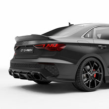 Load image into Gallery viewer, AUDI RS3 8Y CARBON FIBRE REAR DIFFUSER V2 - CT DESIGN
