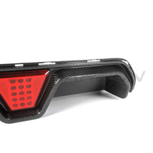 Load image into Gallery viewer, BMW M5 F90 2018-2024 PRE PREG CARBON FIBRE DIFFUSER - CS STYLE WITH LED
