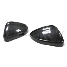 Load image into Gallery viewer, AUDI A4/S4/RS4/A5/S5/RS5 B9 2016+ PRE-PREG CARBON FIBRE MIRRORS - WITHOUT LANE ASSIST
