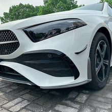 Load image into Gallery viewer, Gloss Black Front Canards Set (4 pcs) for Mercedes Benz W177 A Class AMG &amp; A35 23-25
