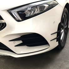 Load image into Gallery viewer, Type 2 Gloss Black Front Canards for Mercedes Benz W177 A Class AMG &amp; A35 18-22
