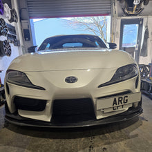 Load image into Gallery viewer, P Style Carbon Fibre Front Splitter for Toyota A90 Supra 19-Present

