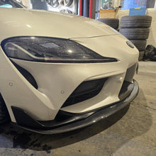 Load image into Gallery viewer, P Style Carbon Fibre Front Splitter for Toyota A90 Supra 19-Present
