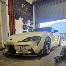 Load image into Gallery viewer, P Style Carbon Fibre Front Splitter for Toyota A90 Supra 19-Present
