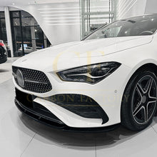 Load image into Gallery viewer, AMG Style Gloss Black Front Splitter for Mercedes Benz W177 A Class AMG &amp; A35 23-25
