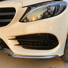 Load image into Gallery viewer, Gloss Black Front Bumper Side Grille for Mercedes Benz W205 C Class 15-18
