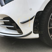 Load image into Gallery viewer, Type 1 Gloss Black Front Canards for Mercedes Benz W177 A Class AMG &amp; A35 18-22
