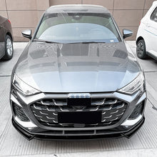 Load image into Gallery viewer, V Style Gloss Black Front Splitter for Audi A3 8Y S Line S3 25-Present
