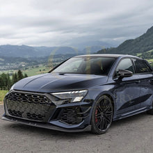 Load image into Gallery viewer, Gloss Black Front Canards for Audi 8Y RS3 20-24
