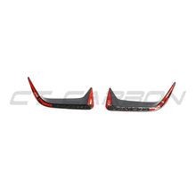 Load image into Gallery viewer, BMW F95 X5M 2019-2022 (PRE-LCI) CARBON FIBRE REAR BUMPER TRIM - CT DESIGN
